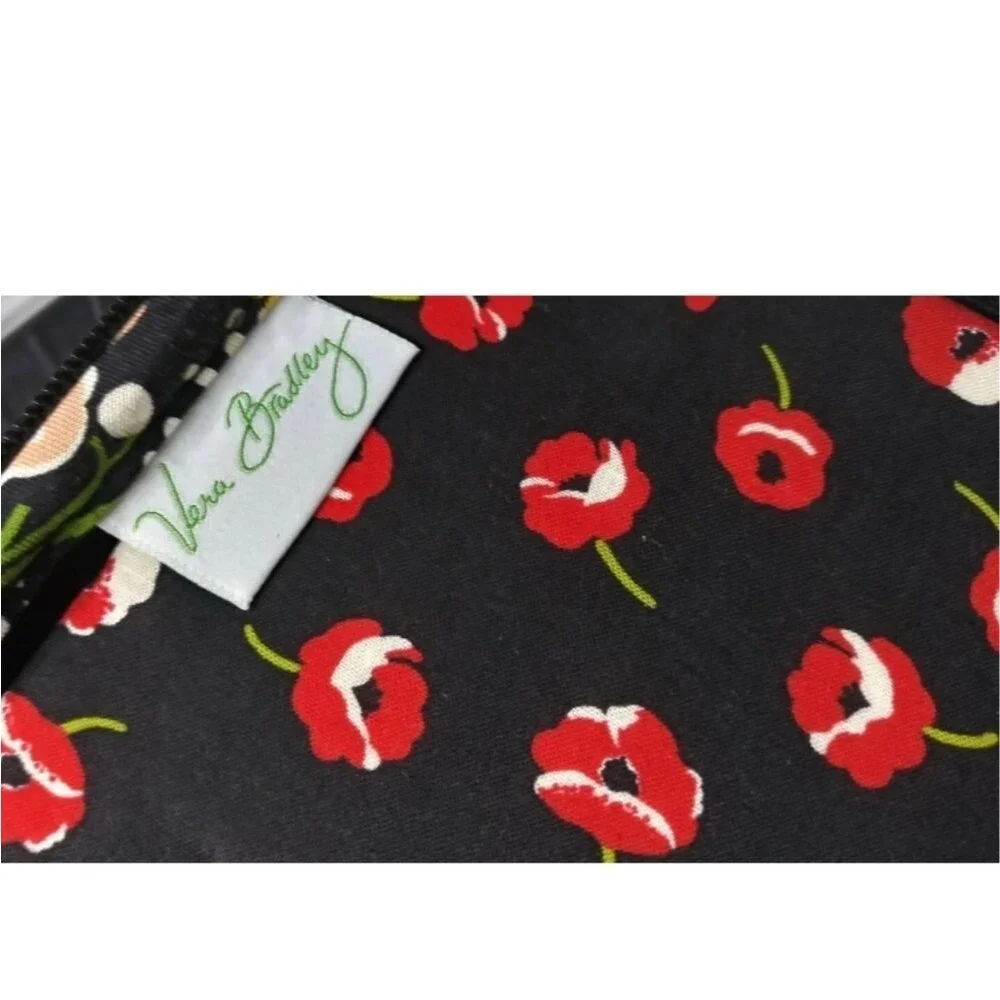 Vera Bradley Retired Poppy Fields Hard Shell Case Bag Fits iPad, Mini Laptop,